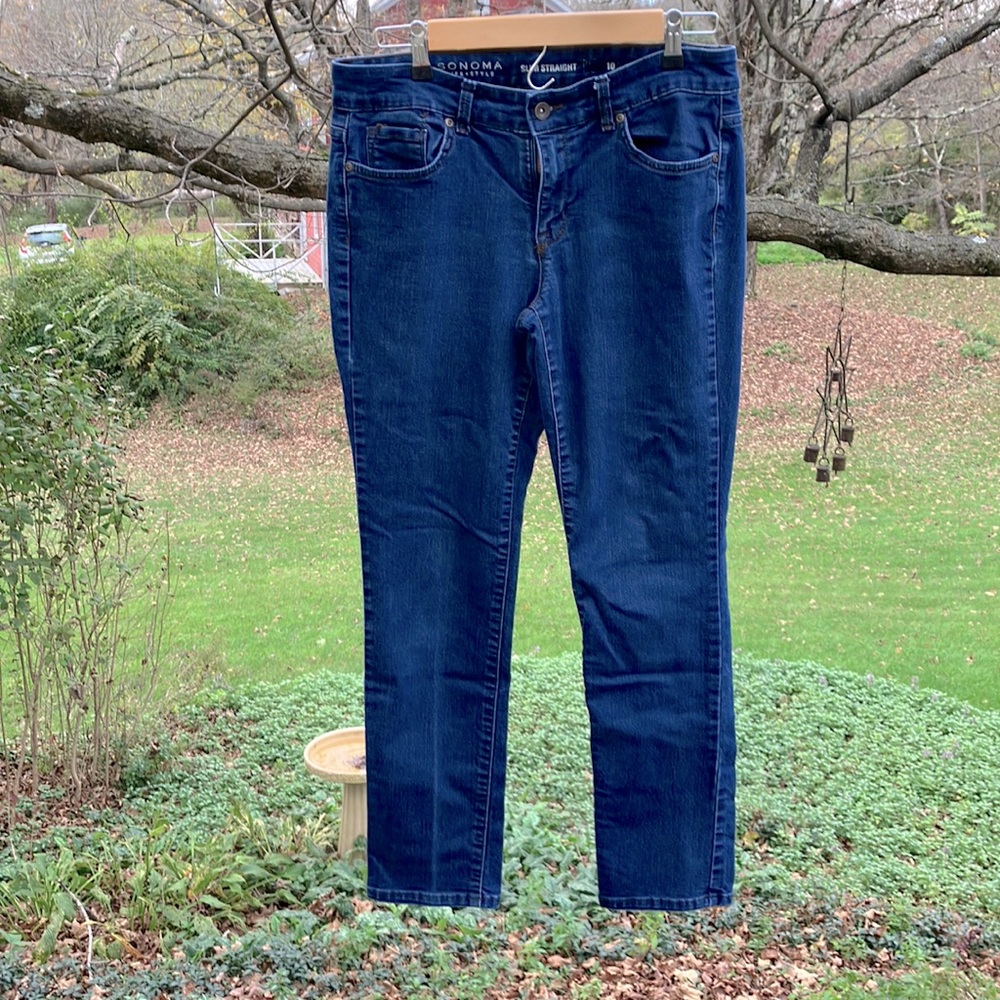 Sonoma Slim Straight Jeans Size 10 EUC